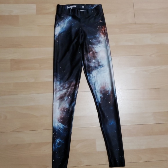 Blackmilk Pants - Blackmilk Galaxy Black leggings